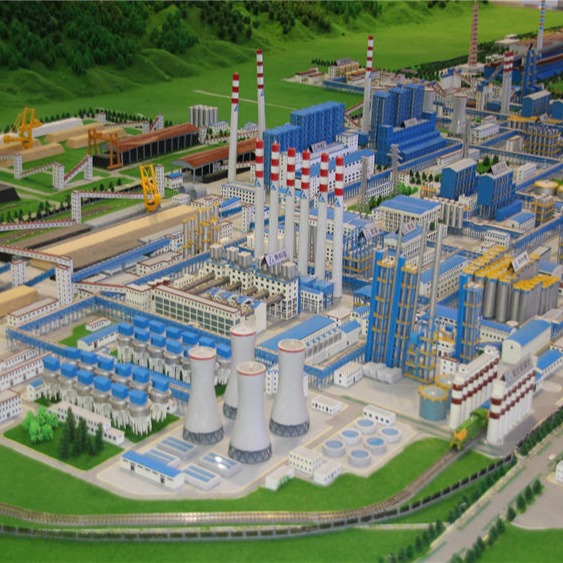 铝业生产厂区模型 北京天艺德 铝业生产厂区模型 厂家定制