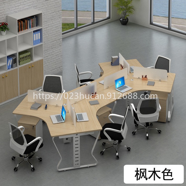 重庆办公家具厂家 定制职员办公桌椅 员工卡位 钢木工位 质保五年图片