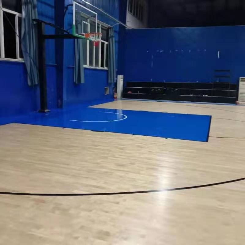 河北双鑫体育 篮球馆运动木地板 篮球木地板 篮球实木运动木地板 篮球实木地板