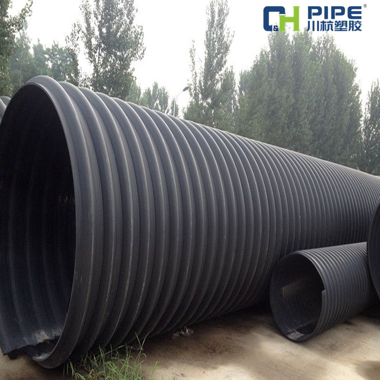 生产钢带增强螺旋波纹管 大口径PE埋地排水用钢带管   DN600钢带管