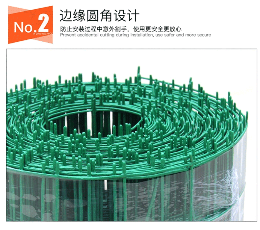 绿色铁丝网 -绿色养殖网 -铁丝围栏网 -波浪形防护网 -大孔铁丝网示例图3