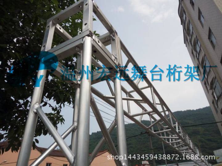 铝合金加强桁架 背景架喷绘桁架 婚庆演出舞台桁架示例图14
