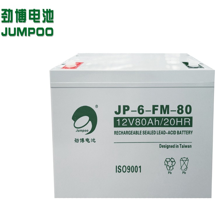 劲博蓄电池JP-6-FM-80 12V80AH通信基站/网络机房/太阳能专用