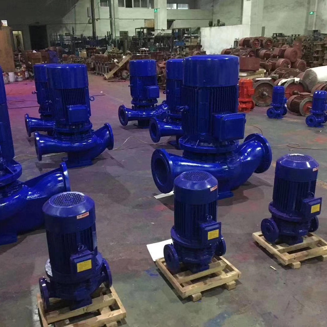 蓝升泵业ISG立式管道离心泵 ISG100-100立式离心泵 ISG管道增压泵