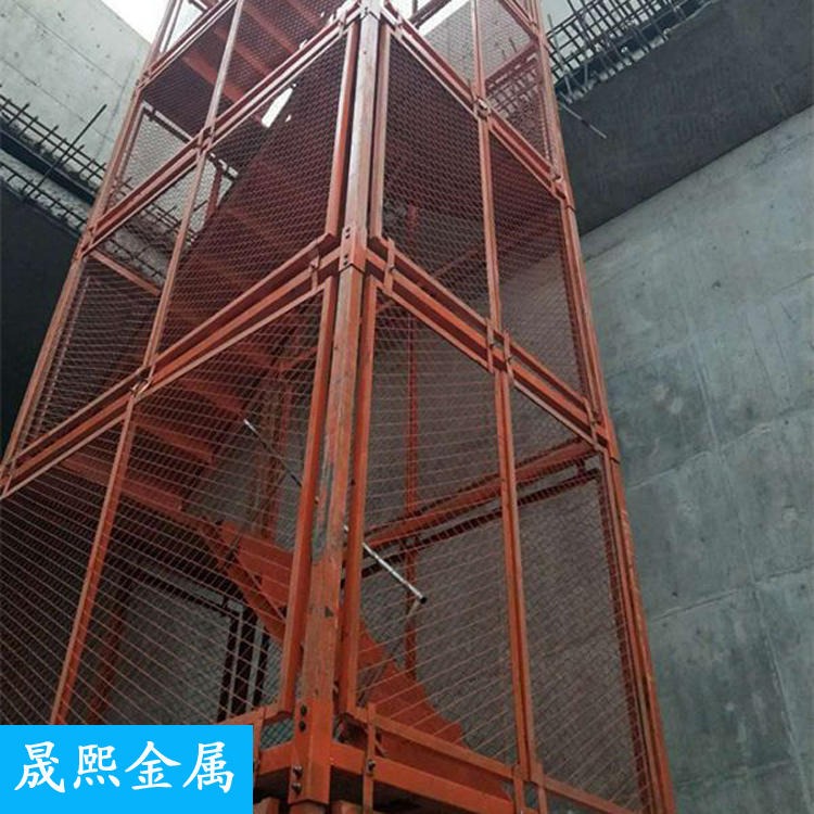 隧道施工安全梯笼 建筑施工安全梯笼 施工梯笼平台 晟熙 安全梯笼