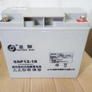 圣阳蓄电池SSP12-18 铅酸免维护蓄电池 12V18AH UPS电源专用蓄电池 直流屏电源专用蓄电池 消防应急蓄电池