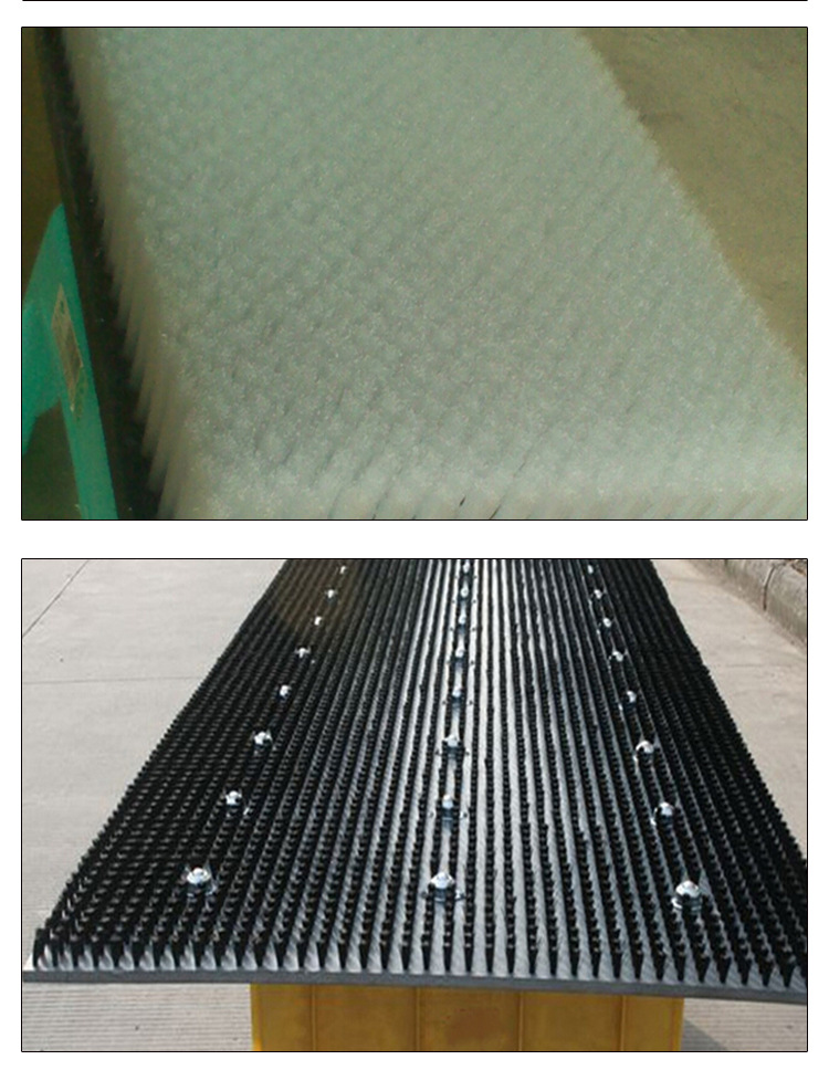 厂家供应 数控冲床工作台毛刷板 塑料底座板刷 磨料丝板刷示例图8