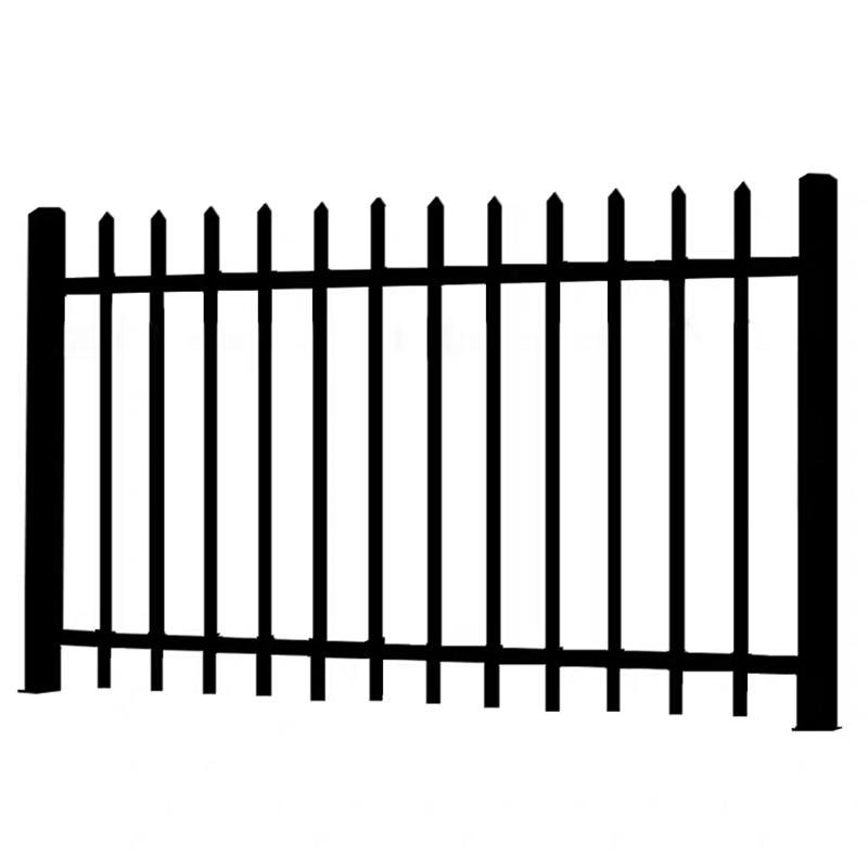 围墙护栏厂家小区围墙护栏 锌钢院墙栅栏 铁栏杆 金属护栏网雄沃