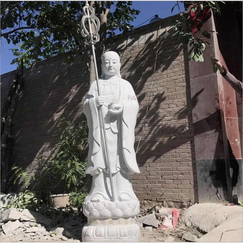 地藏王菩萨 三世佛 普贤菩萨 大型石雕佛像 地藏王 户外佛像