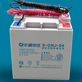 厂家现货 华富电池12V24AH 华富蓄电池6-CNJ-24储能胶体电池 带引线太阳能电池