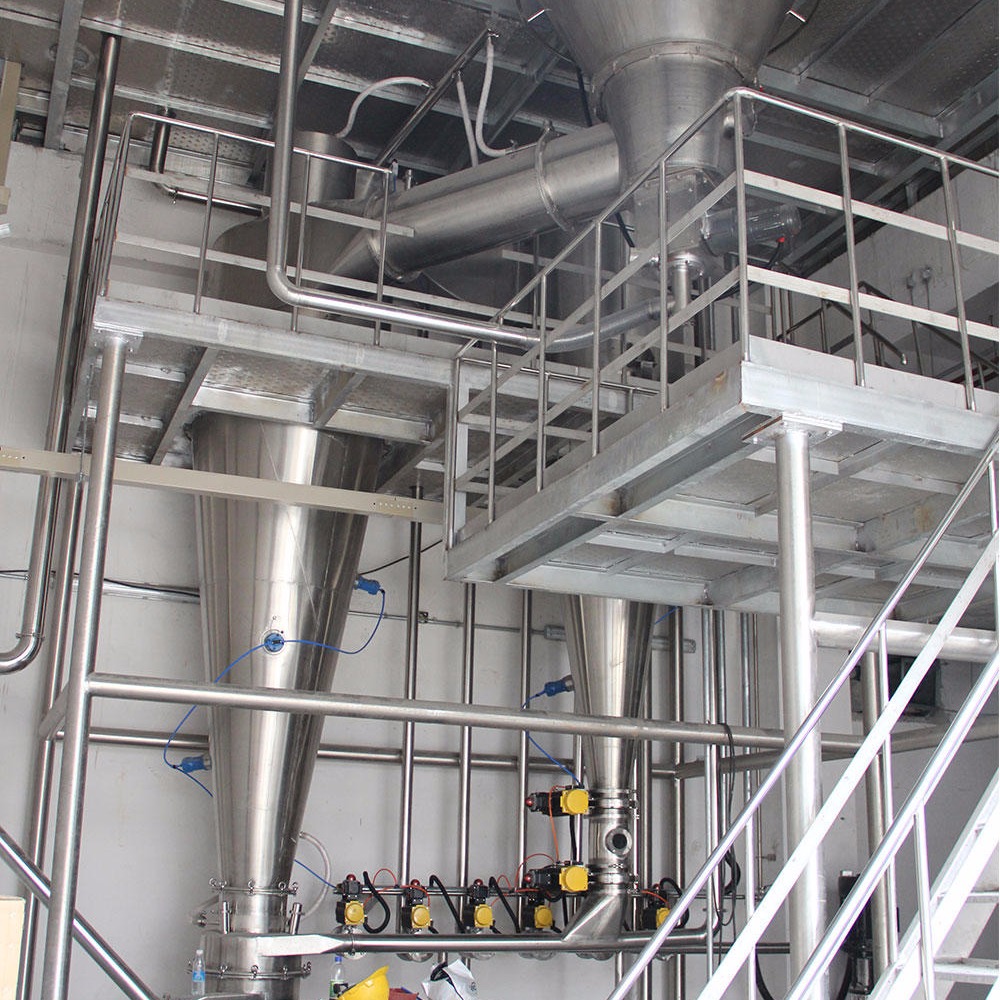 常州力马-2465Kg/h饲料酶压力喷雾干燥系统、发酵液4吨/天喷雾干燥设备