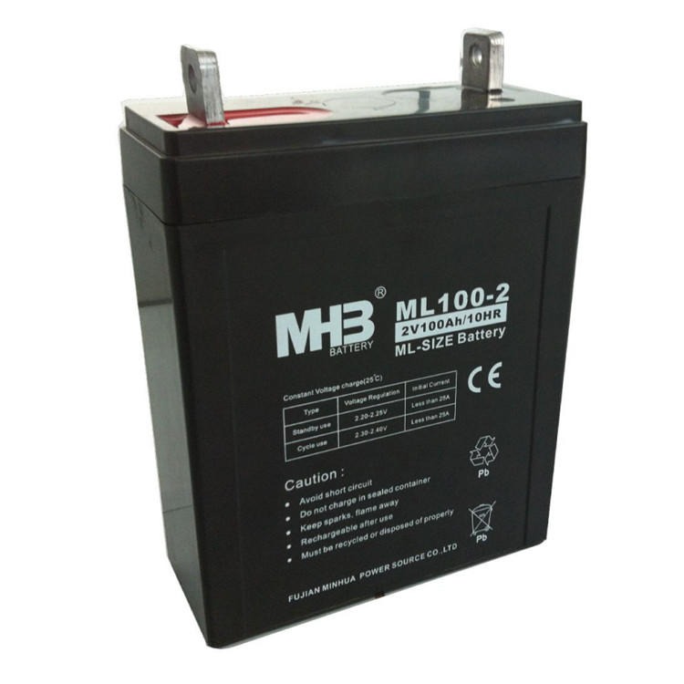 MHB蓄电池ML100-2 2V100AH/10HR移动电源 主机备用电源系统使用