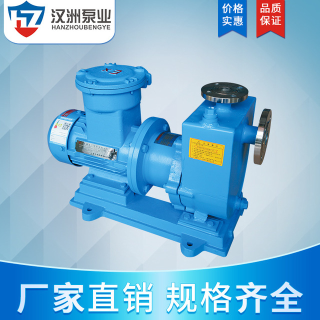 供应汉洲ZCQ50-40-145卧式自吸磁力泵 防爆耐腐自吸磁力驱动泵图片