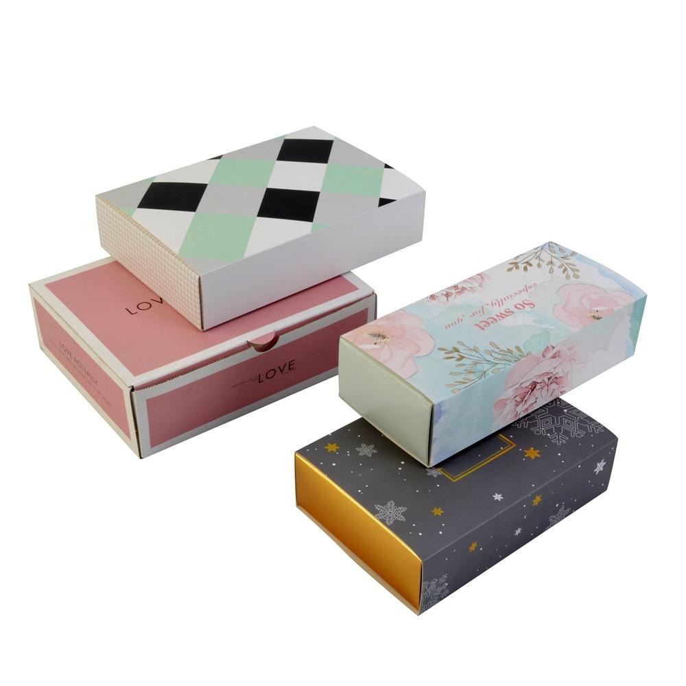 包装定制礼品定做彩色盒制作 医药化妆品白卡纸盒订做印刷