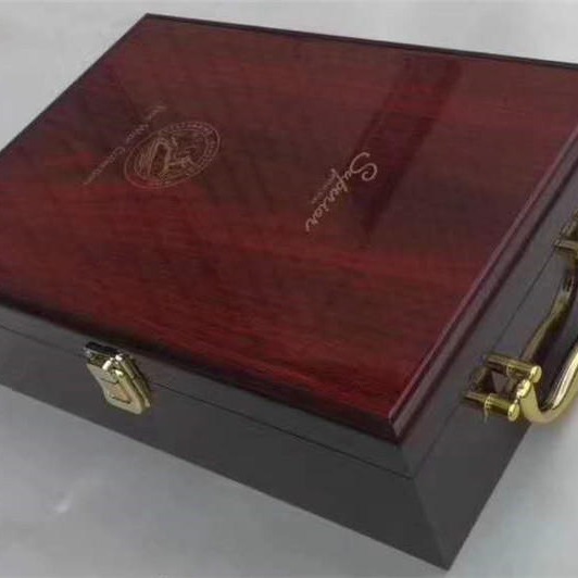 木盒首饰盒-珠宝首饰包装木盒-首饰木盒-简易首饰木盒厂家图片