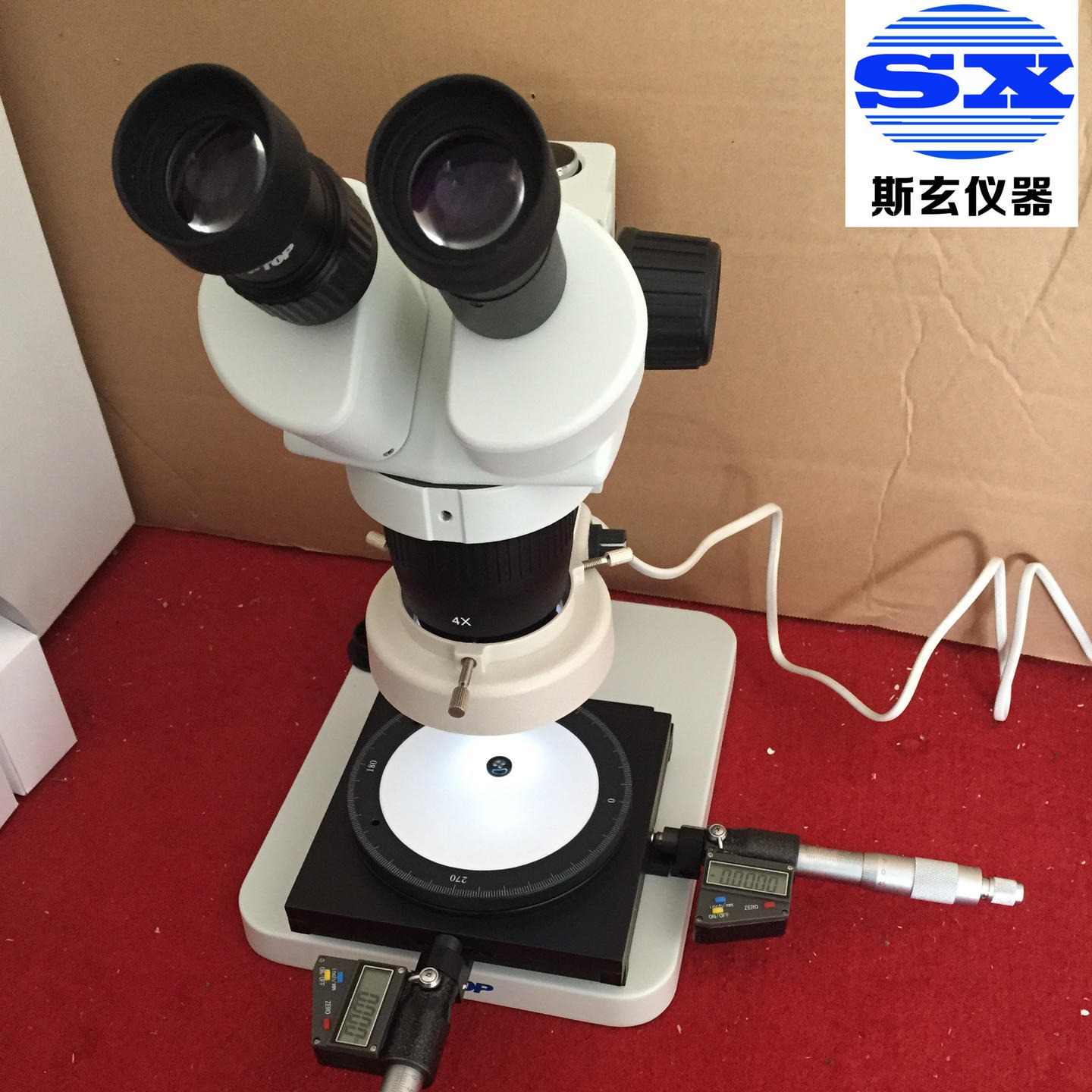 3C显微镜 电线测量显微镜   CCC光学显微测量仪  斯玄现货图片