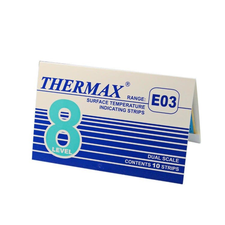测温纸 英国THERMAX原装温度试纸 8格E03 204-260°C温度热敏试纸