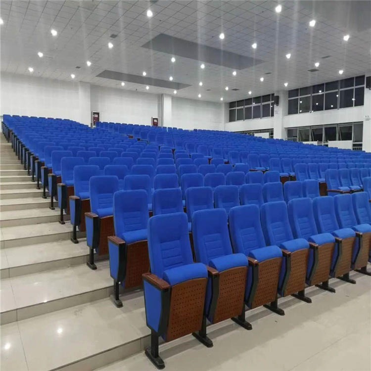 大会堂开会连排椅子带写字板 巨豪礼堂折叠椅子