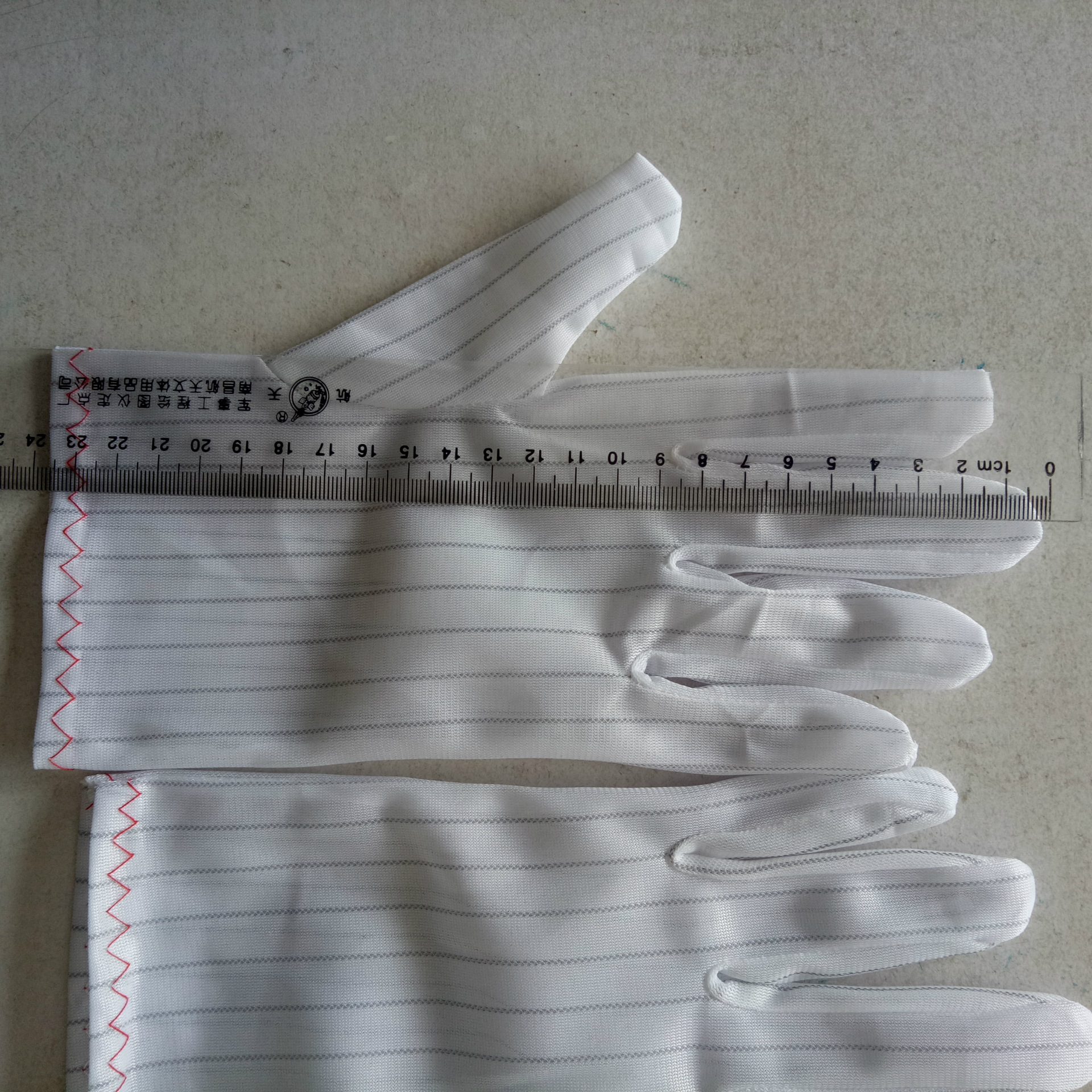 防静电双面条纹手套（长度22公分）示例图26