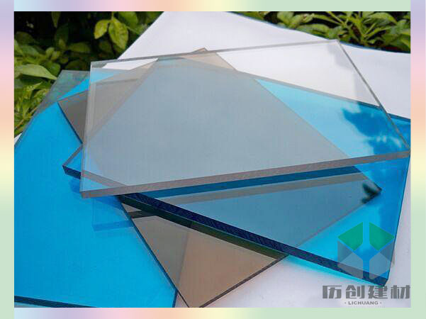 深圳雨棚板厂  耐力板1.5mm 湖蓝色PC耐力板 厂家直销质保十年示例图6