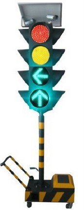 深圳创安达生产临时路口用太阳能移动信号灯 整体式交通信号灯示例图2