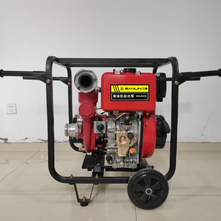 2.5寸高扬程柴油自吸泵-柴油发动机水泵一体机图片
