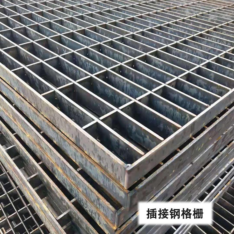 热镀锌钢格板厂家 平台式钢格栅板 平台式钢格板 亚捷 加工定制