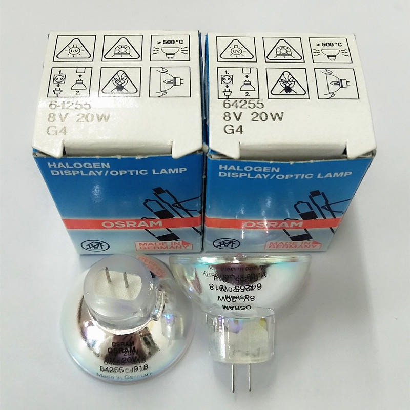 欧司朗卤素灯杯64255 8V20W G4显微镜光学仪器灯泡酶标仪灯泡
