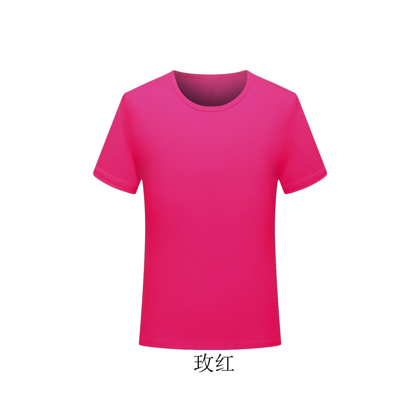 地摊货源纯色速干圆领T恤健身瑜伽马拉松跑步定制短袖T恤 户外运动衣印logo图片