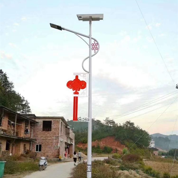 太阳能单臂路灯 藏式中国结太阳能LED路灯批发 鑫永虹照明