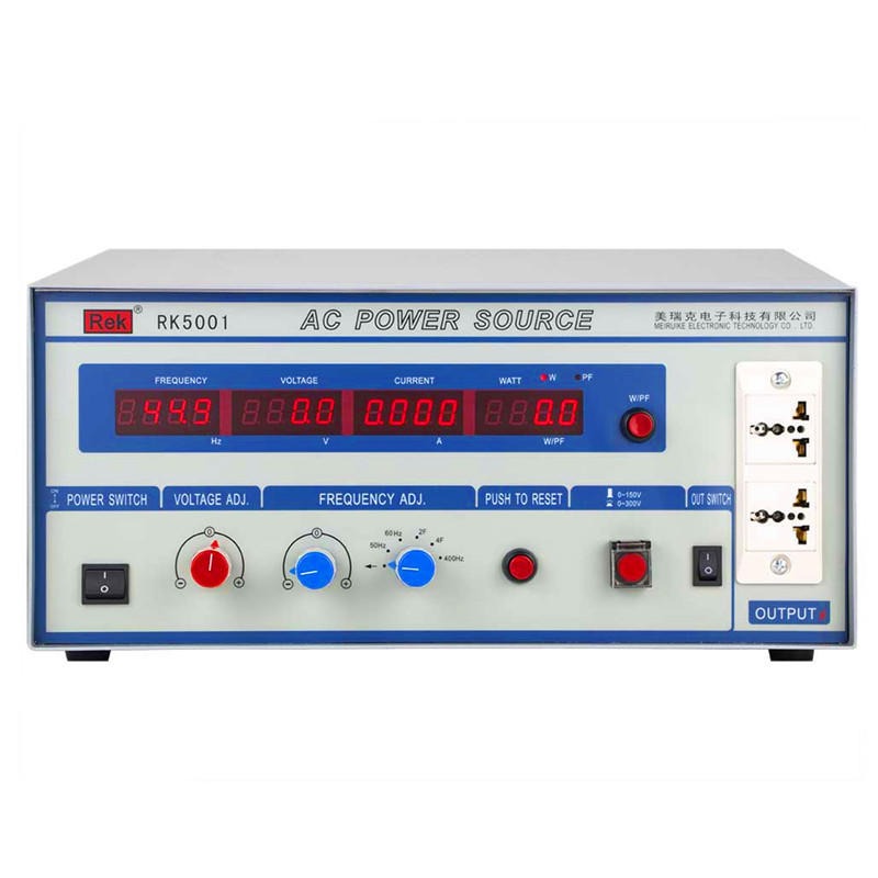 美瑞克数显变频电源 台式变频电源 RK5001稳频稳压变频电源