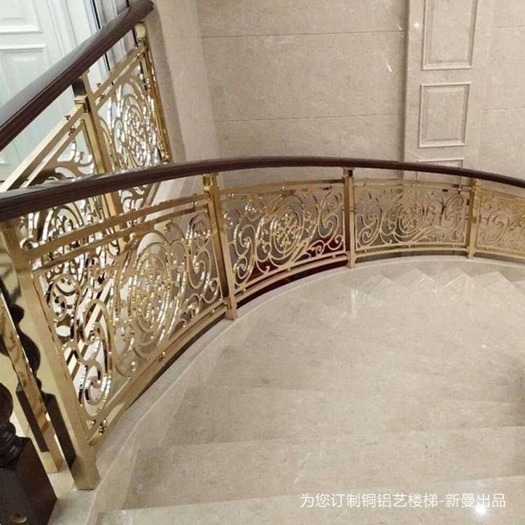广州 铝板镂空拉丝楼梯护栏 闪耀整个居室舞台