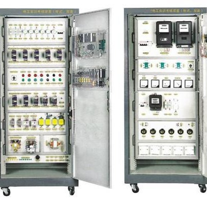 电工电子生产厂家  FCJW-1型电工实训考核装柜  维修电工实训台