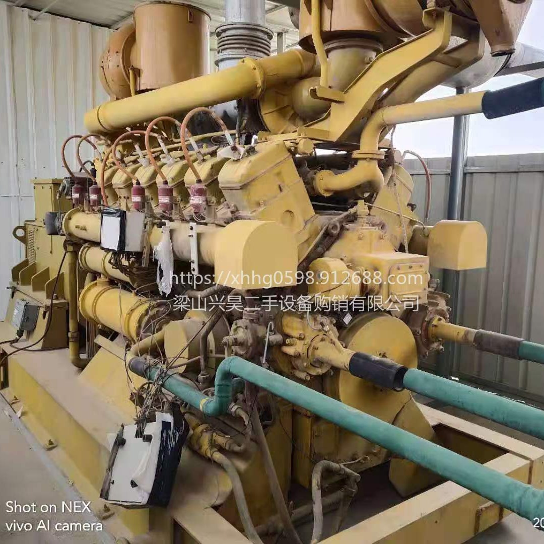 回收多台300KW天燃气发电机组   天燃气发电机组   燃气发动机（天燃气）压缩机一台 20000方燃气压缩机图片