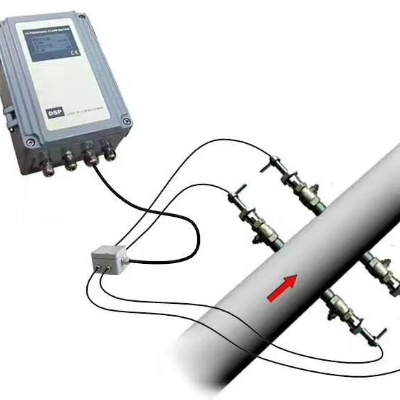 宿州市分体式双声道超声波流量计 插入式、管段式流量计厂家 云海峰UL-1000