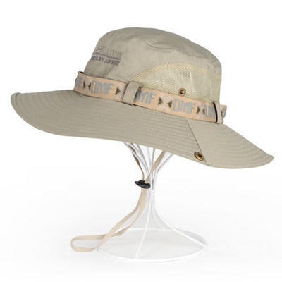 红素渔夫帽夏季遮脸防晒帽太阳帽免费设计LOGO图片