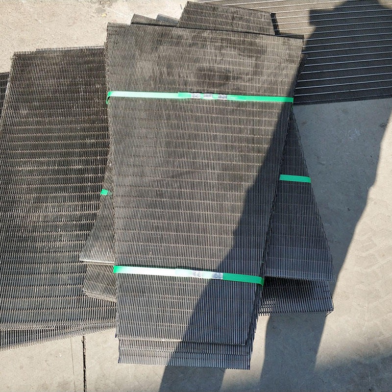 脱水条缝筛 楔形网 梯形丝焊接条形筛网 条缝筛板 不锈钢筛片 按需生产