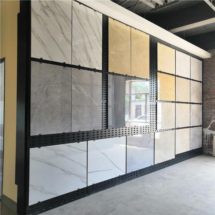 迅鹰 瓷砖方孔展示架   镀锌钢板网厂家   杭州瓷砖挂板