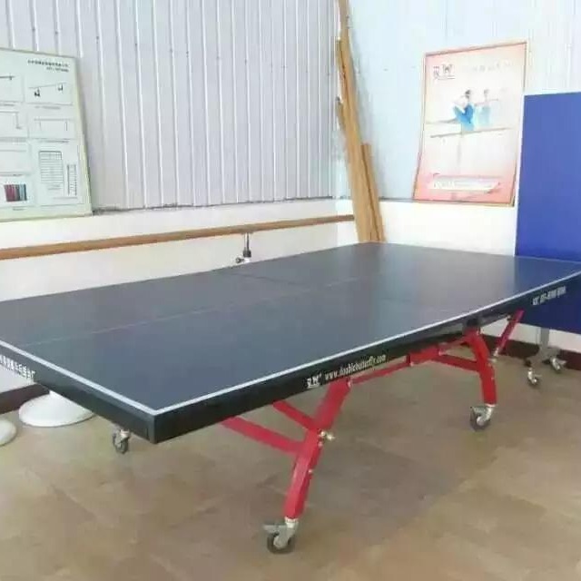晶康牌YDQC-6008室内双折移动式红双喜乒乓球台 双鱼乒乓球桌品质优良质量考究