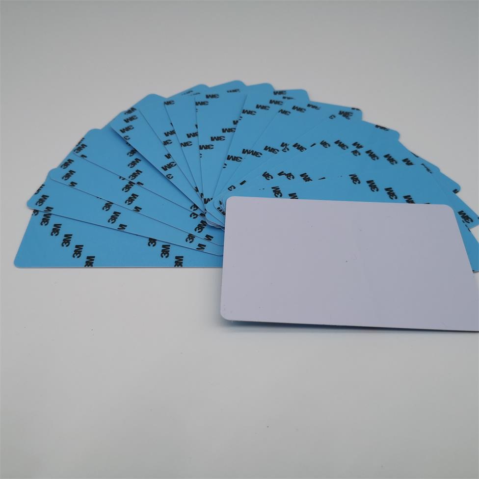 证卡打印机胸卡打印机专用PVC白卡 3M贴片卡 厚度 0.5MM背胶卡示例图3