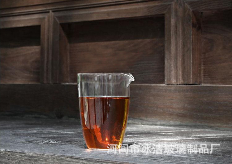 杜兰草堂玻璃公杯 公道杯茶海 耐热匀杯 手工防烫 优质断水分茶器示例图3