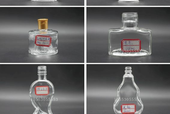 100ml酒瓶 晶白料 125ml玻璃瓶 优质小酒瓶 蒙砂酒瓶 2两小酒瓶示例图19