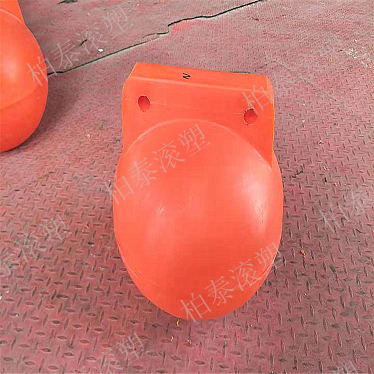 青浦水面警示浮漂 养殖用塑料浮漂 30公分球形浮体图片