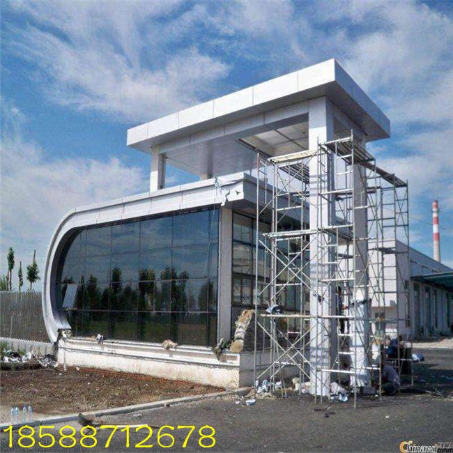 惠州Ouby/欧佰钢结构雨棚铝单板门头铝单板飘台铝单板门头雨棚铝单板厂家订造