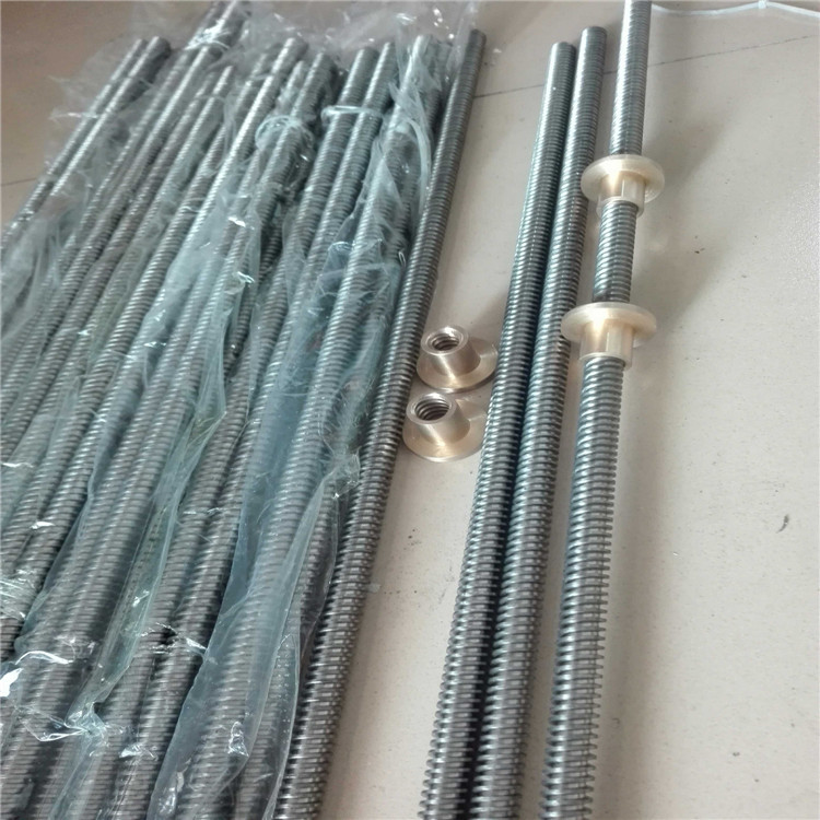 TR70*10梯形丝杆304不锈钢可以定做自锁螺母铁螺柱铁丝扣铁螺母示例图20