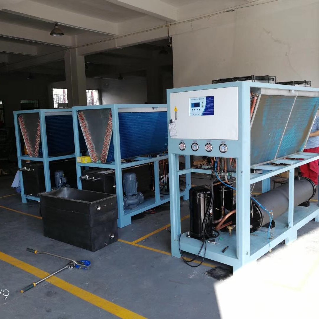 东华泰生产厂家供应胶料冷却机 DHT-30F热熔胶机专用风冷式冷水机 挤塑用冰水机