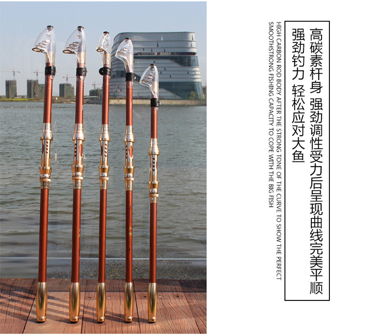 厂家批发天霸抛竿远投海竿渔具钓鱼竿2.1米2.4米2.7米3.0米3.6米示例图4