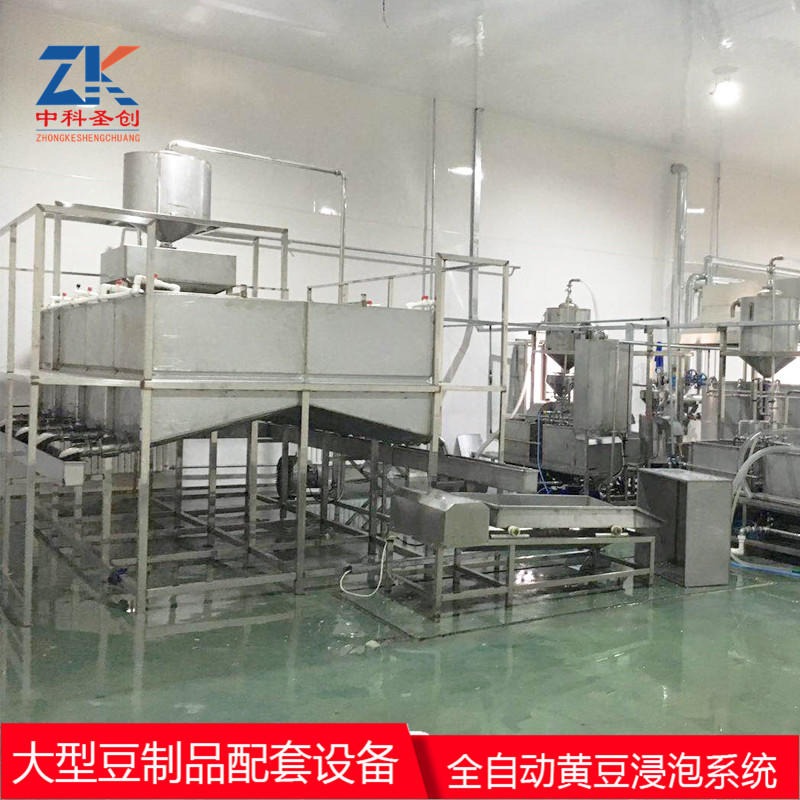 泡豆洗豆系统 新型泡豆系统机械价格 豆制品设备泡豆系统生产线