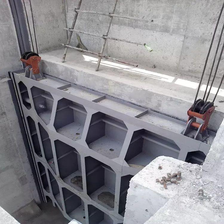 扬程水利生产 钢制闸门 顶升闸门 液压钢坝 来图定做各种异形门