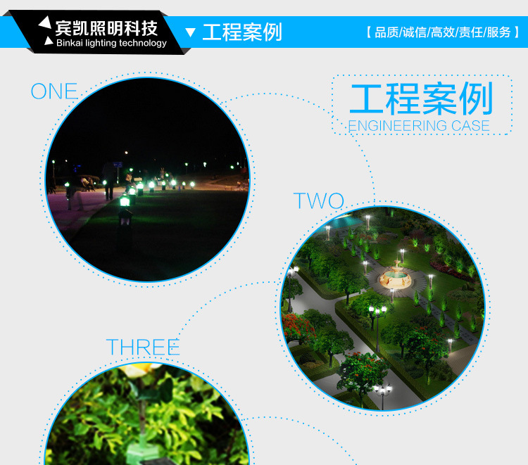 草坪插地灯LED照树灯LED射灯小区园林景观投射灯示例图10